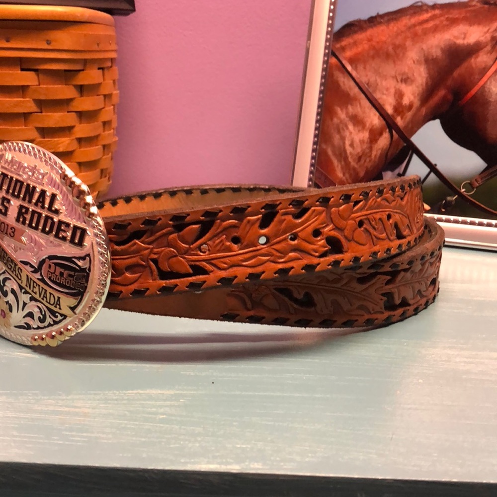 Hand Carved Belt